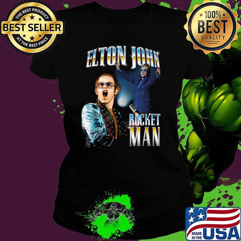 Elton John Rocket Man A British Singer Composer 1947 T-Shirt