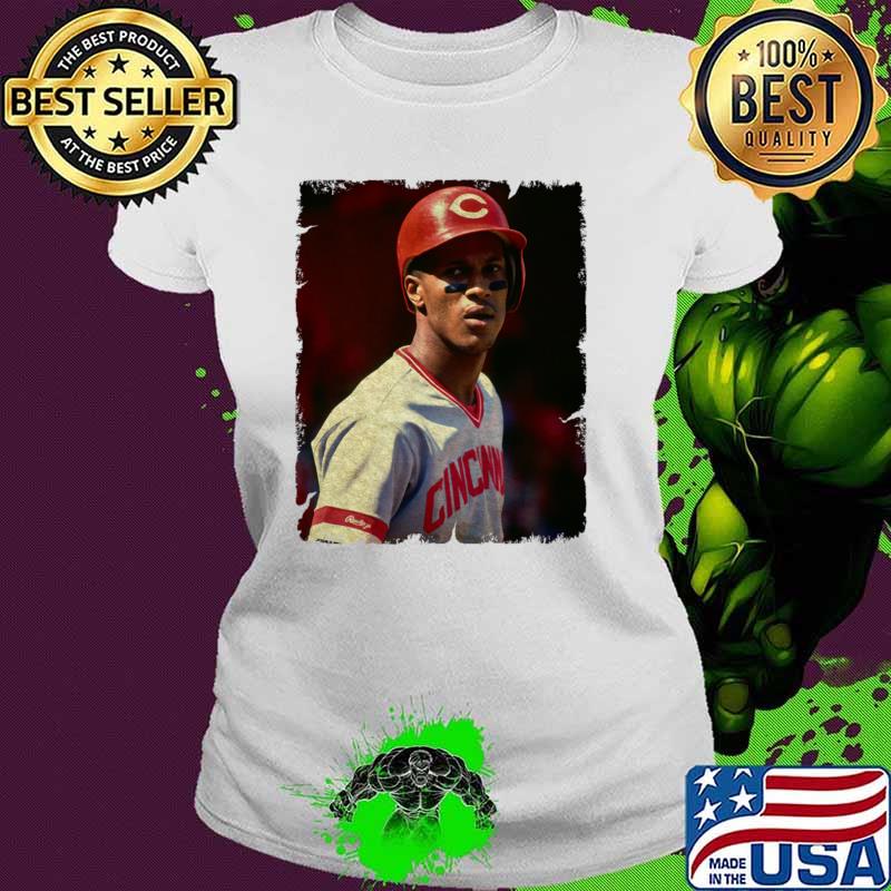 Eric Davis American Center Fielder MLB in Cincinnati Reds T-Shirt Ladies tee Eric Davis American Center Fielder MLB in Cincinnati Reds T-Shirt Ladies tee