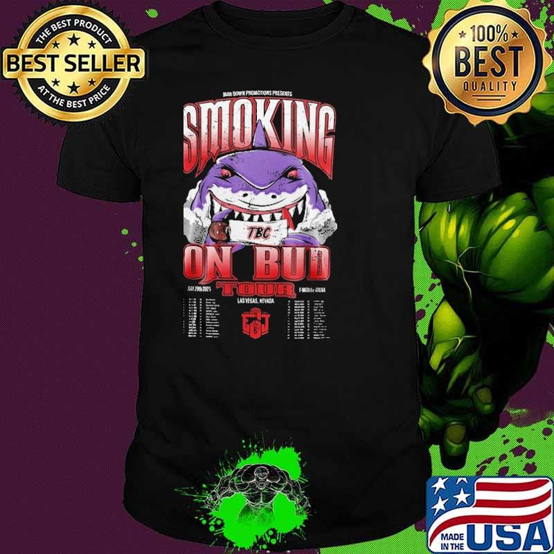 Errol Spence Jr. Smoking On Bud Tour 2023 2sides Shirt Unisex Errol Spence Jr. Smoking On Bud Tour 2023 2sides Shirt Unisex
