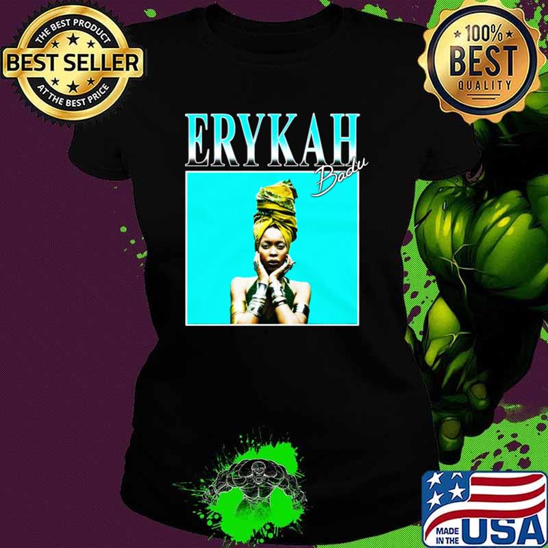 Erykah Badu Legend singer songwriter signature T-Shirt