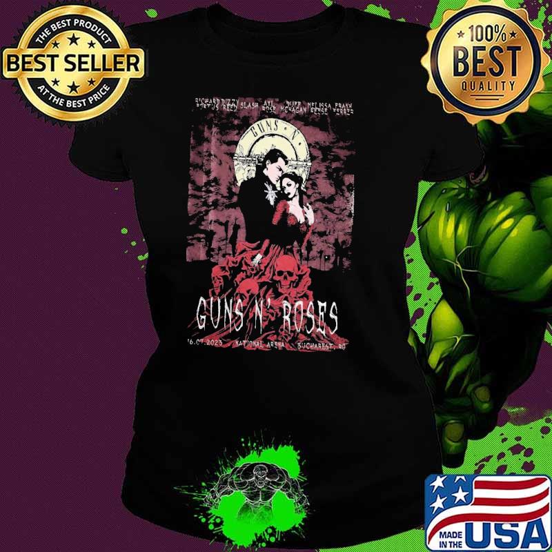 Event Guns N’ Roses 16 07 2023 Bucharest Poster shirt