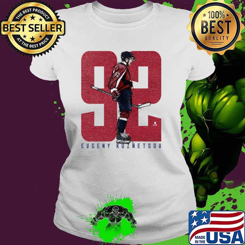 Evgeny Kuznetsov Hockey League For Washington 92 Scream T-Shirt Ladies tee Evgeny Kuznetsov Hockey League For Washington 92 Scream T-Shirt Ladies tee