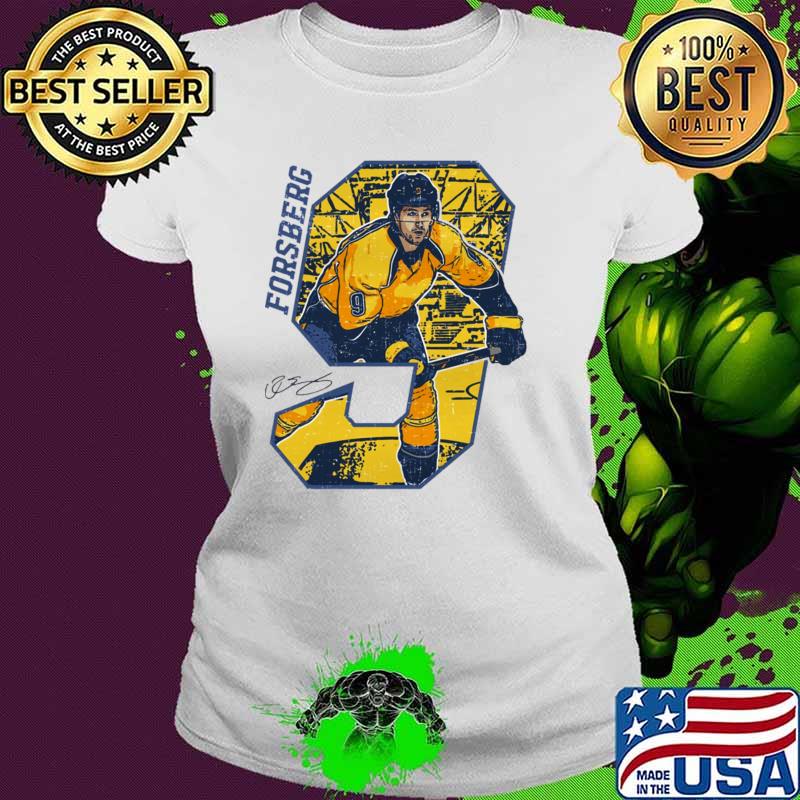 Filip Forsberg Signature Player Hockey For Nashville Predators NHL T-Shirt Ladies tee Filip Forsberg Signature Player Hockey For Nashville Predators NHL T-Shirt Ladies tee