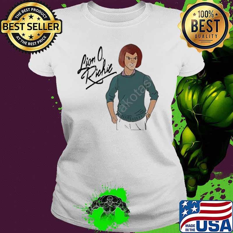 Forallnerds Lion O. Richie Signature Shirt Ladies tee Forallnerds Lion O. Richie Signature Shirt Ladies tee