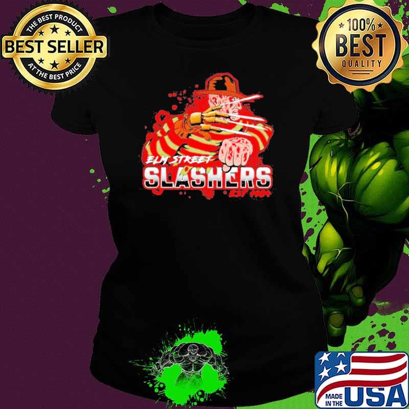 Freddy Krueger Elm street slashers est 1984 blood halloween shirt
