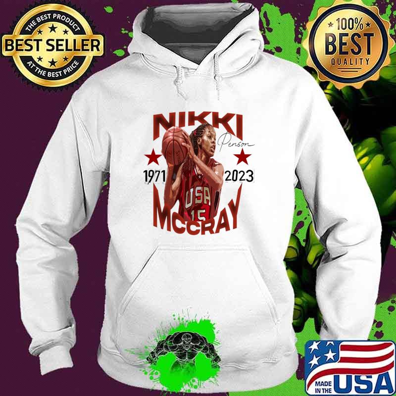 Funny nikki McCray-Penson 1971 2023 American basketball player and coach Stars Basketball T-Shirt