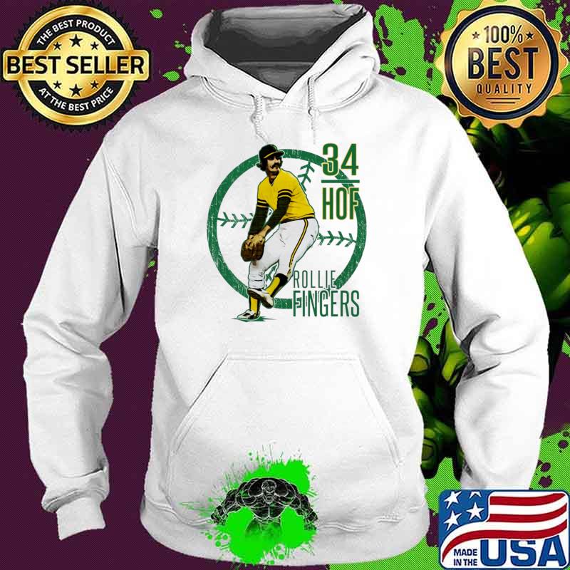 Funny rollie Fingers Oakland HOF T-Shirt