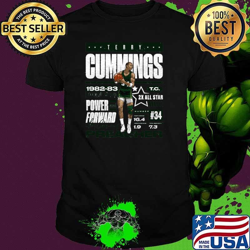 Funny terry Cummings Milwaukee Stats T-Shirt