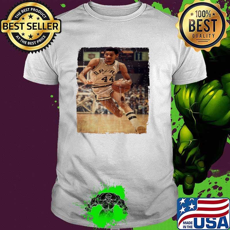 George Gervin Vintage American Basketball ANA San Antonio Spurs T-Shirt