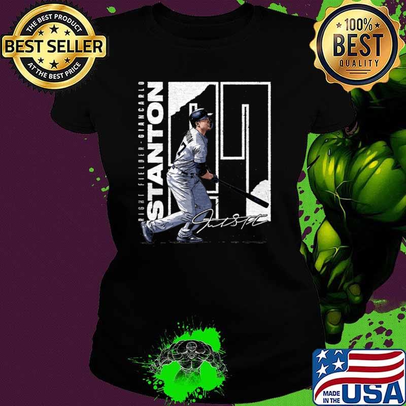 Giancarlo Stanton an American designated hitter signature New York Yankees T-Shirt