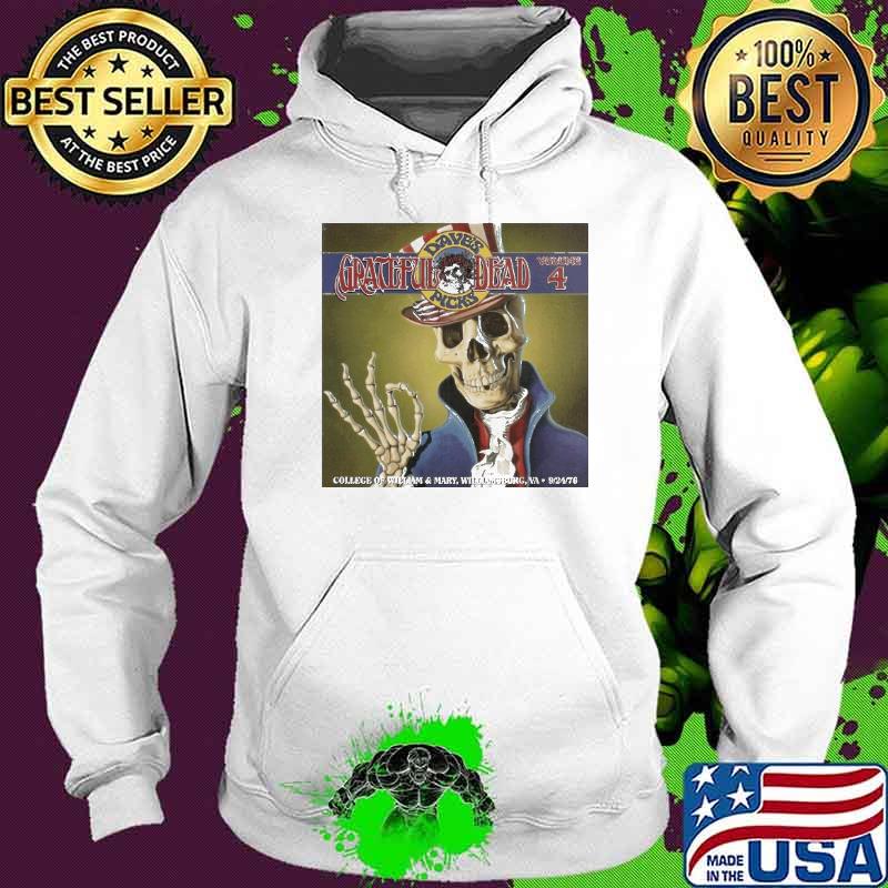 Grateful Dead Volume 4 Dave’s Pick College Of William & Mary Williamsburg Va SKeleton s Hoodie Grateful Dead Volume 4 Dave’s Pick College Of William & Mary Williamsburg Va SKeleton s Hoodie