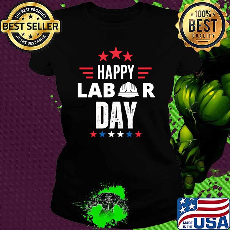 Happy Labor Day Stars USA Vintage Labor Day T-Shirt
