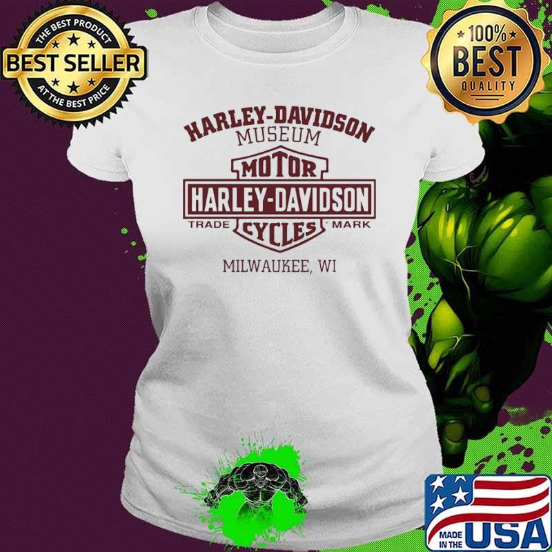 Harley-Davidson Suseum 120th Anniversary Trade mark Milwaukee s Ladies tee Harley-Davidson Suseum 120th Anniversary Trade mark Milwaukee s Ladies tee