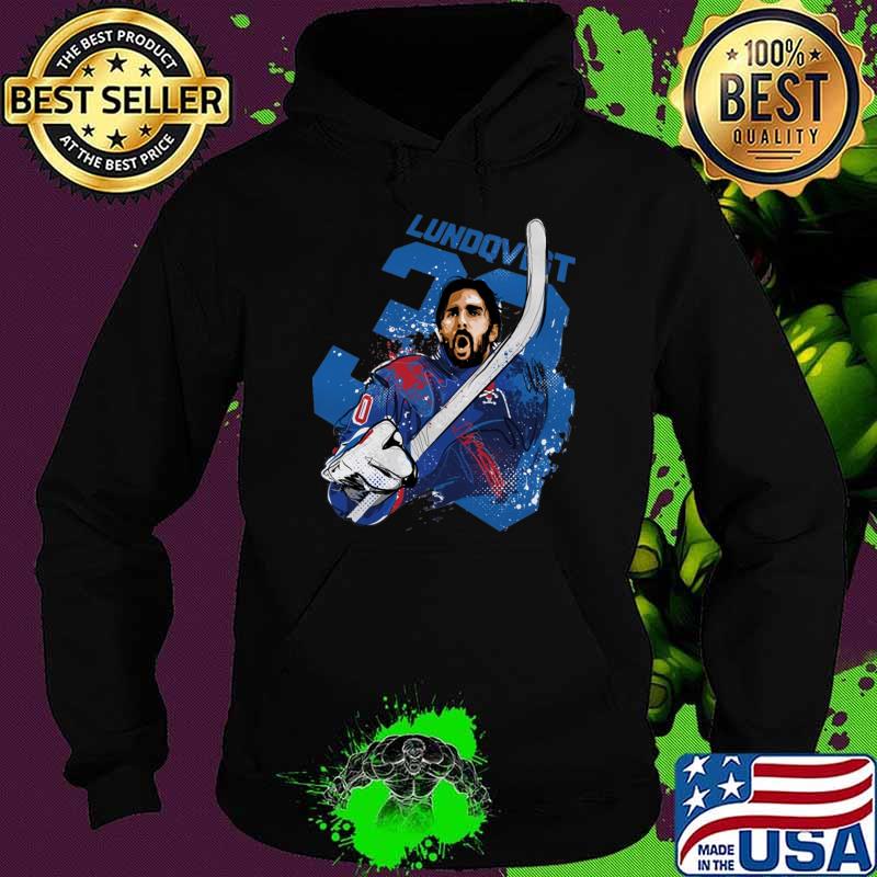 Henrik Lundqvist New York R Smash Hockey League T-Shirt Hoodie Henrik Lundqvist New York R Smash Hockey League T-Shirt Hoodie