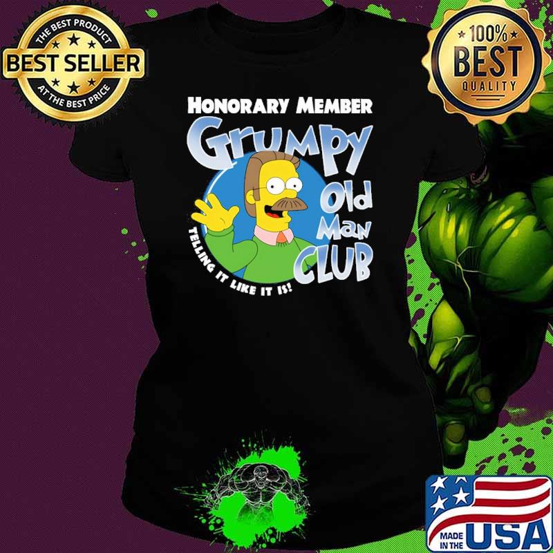Honorary member Grumpy Old Man Club Simpson shirt