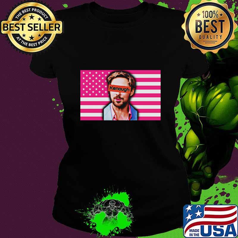 I am Kenough American Pink Usa Flag T-Shirt