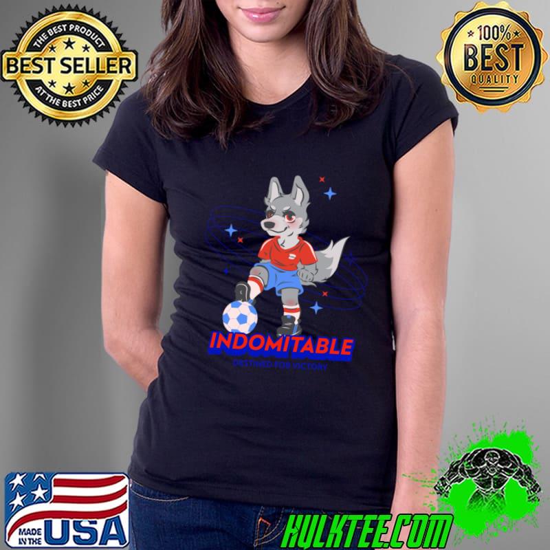 Indomitable destined for victory wolf soccer player T-Shirt Ladies Tee Indomitable destined for victory wolf soccer player T-Shirt Ladies Tee