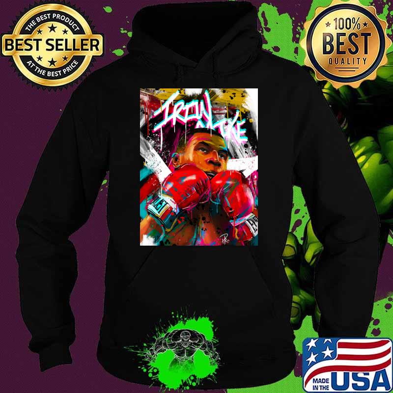 Iron mike tyson an american professional boxer retro signature T-Shirt Hoodie Iron mike tyson an american professional boxer retro signature T-Shirt Hoodie