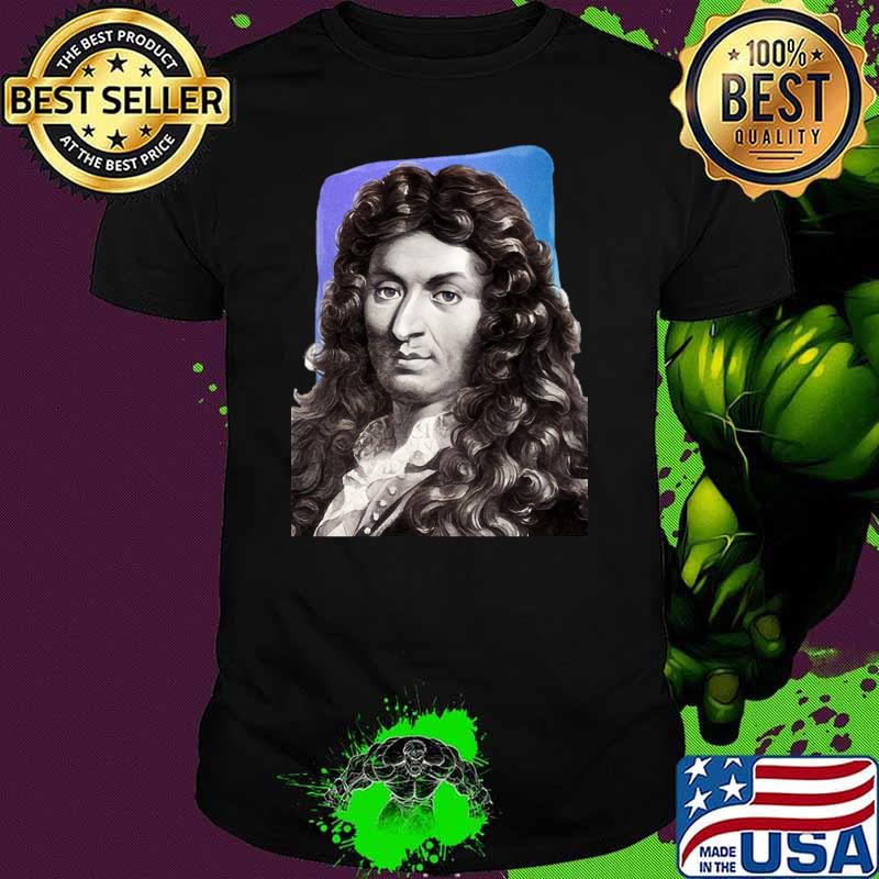 Italian French Composer Jean-Baptiste Lully illustration T-Shirt Unisex Italian French Composer Jean-Baptiste Lully illustration T-Shirt Unisex