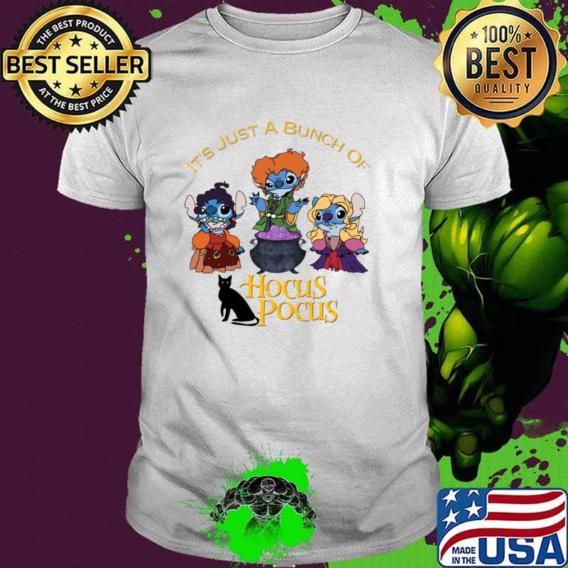 It's Just A Bunch Of Hocus Pocus Stitch The Sanderson Stiches T-Shirt