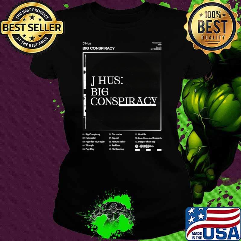 J Hus Big Conspiracy Tracklist Album T-Shirt