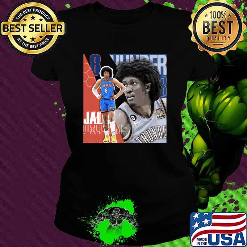 Jalen Williams Basketball Design Poster Thunder T-Shirt Jalen Williams Basketball Design Poster Thunder T-Shirt