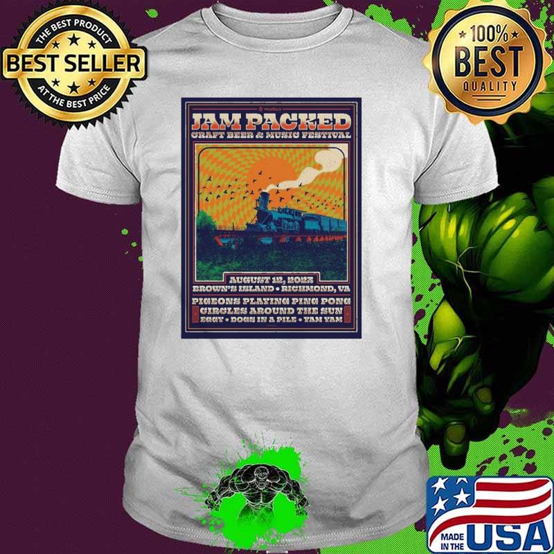 Jam Packed Craft Beer And Music Festival 2023 Brown’s Island Richmond VA Shirt