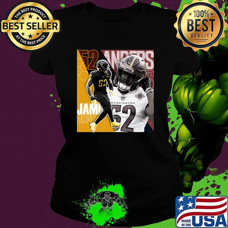 Jamin Davis Football Design Poster Commanders T-Shirt