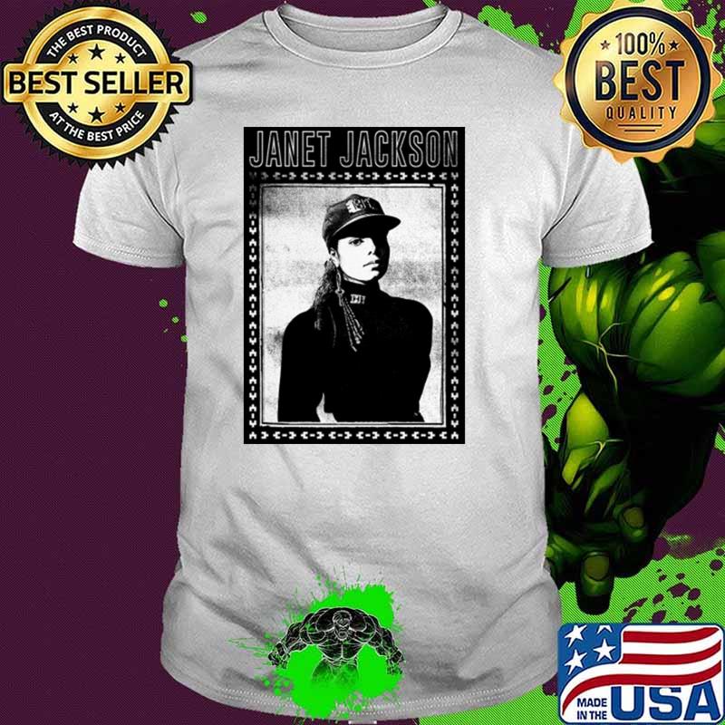 Janet Jackson American singer 80s Vintage Faded T-Shirt