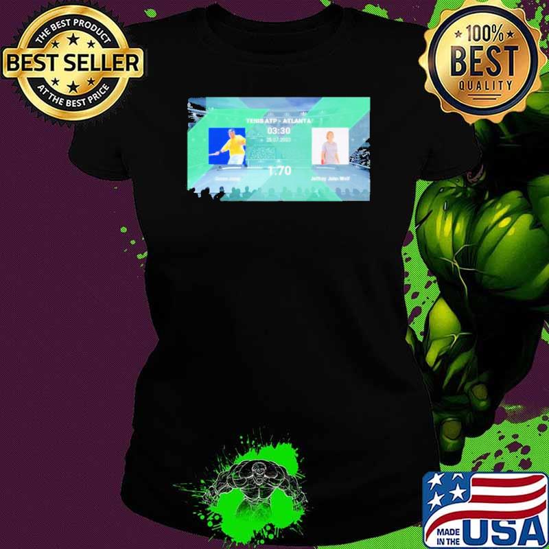 Jason Jung vs Jeffrey John Wolf Tennis ATP Atlanta shirt