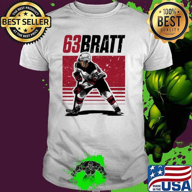 Jesper Bratt Hockey Player A Swedish For New Jersey Starter T-Shirt