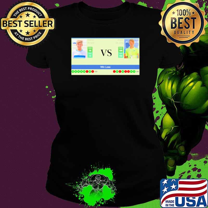Jesper de Jong vs Matteo Arnaldi shirt