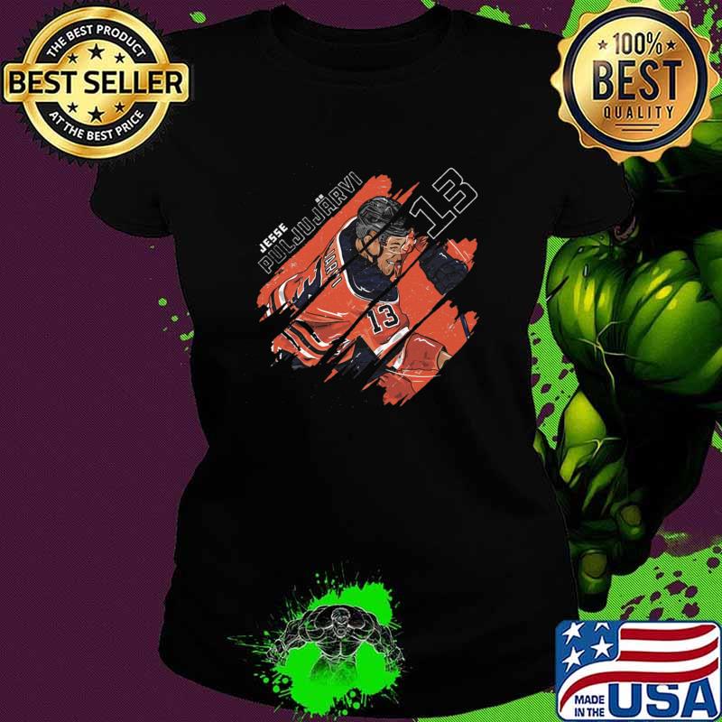 Jesse Puljujarvi Edmonton Stripes T-Shirt