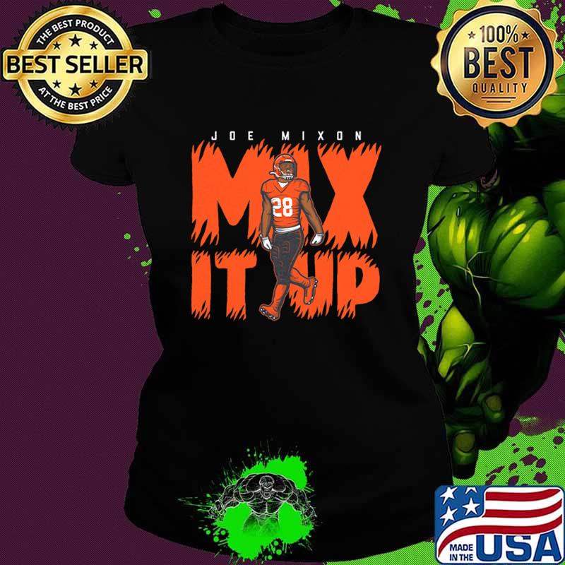 Joe Mixon Mix It Up Football running Cincinnati NFL T-Shirt