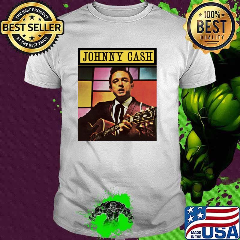 Johnny Cash American country singer-songwriter play guitar united states air force T-Shirt