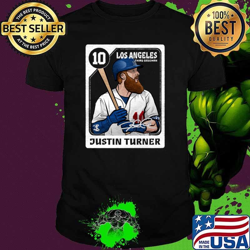 Justin Turner Los Angeles Third Baseman D Card T-Shirt