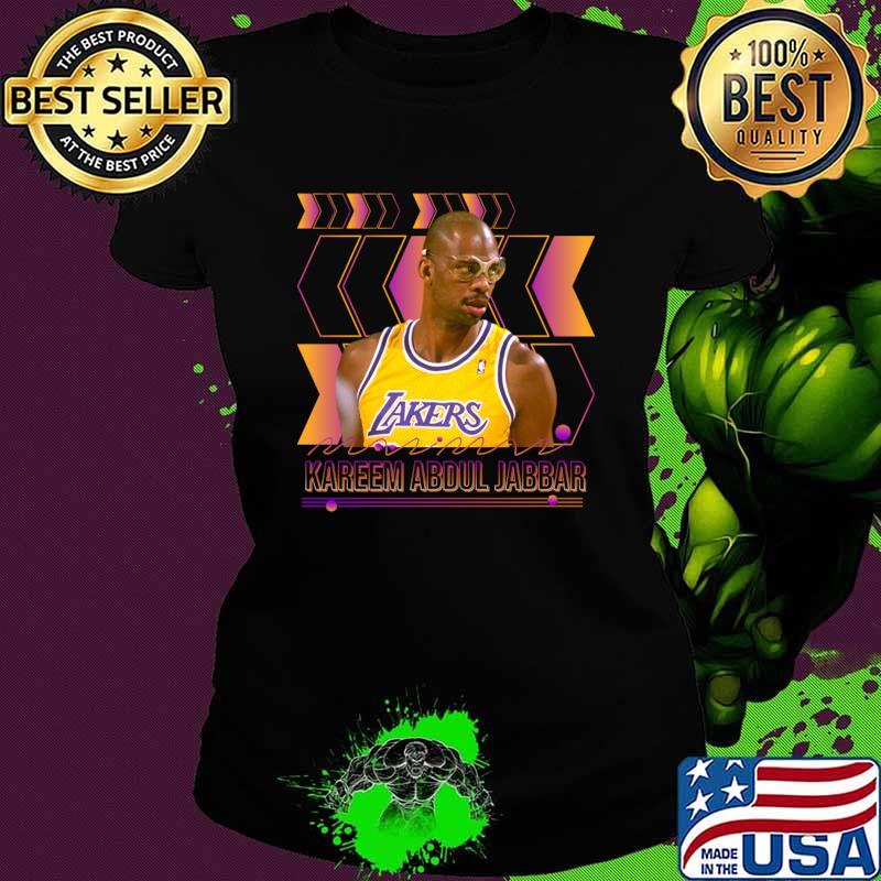Kareem Abdul Jabbar Basketball Played 20 Seasons LA Lakers NBA T-Shirt