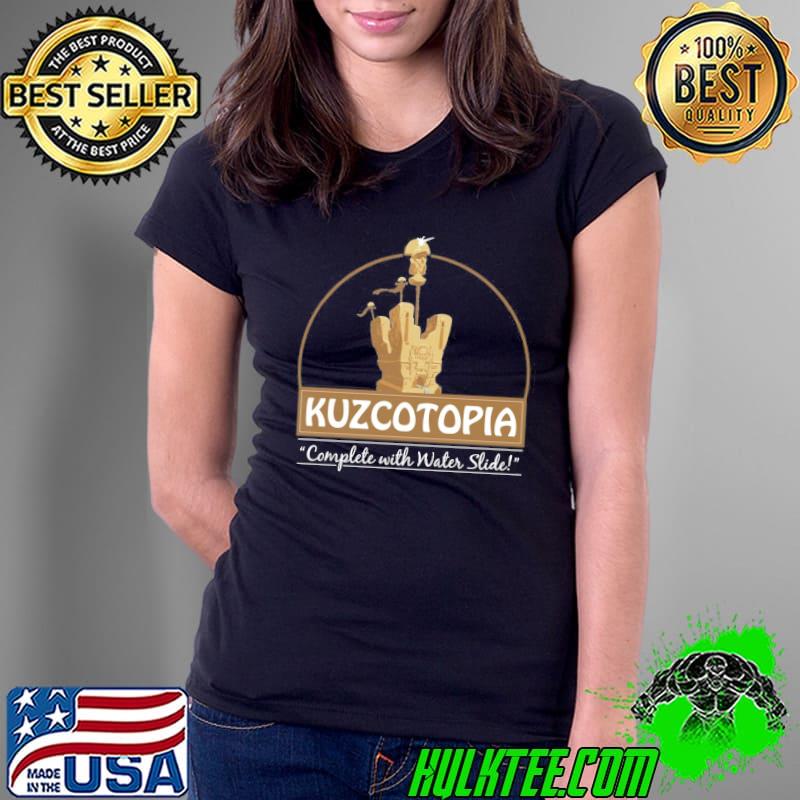 Kuzcotopia Variant Emperors New Groove Complete With Water Slide s Ladies Tee Kuzcotopia Variant Emperors New Groove Complete With Water Slide s Ladies Tee