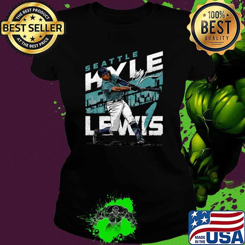 Kyle Lewis Seattle City Name Signature Baseball Player An American T-Shirt