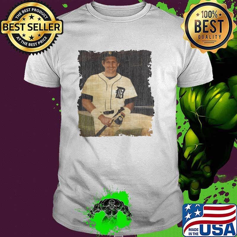 Lance Parrish Big Wheel An American baseball in Detroit Tigers Old Photo Vintage T-Shirt