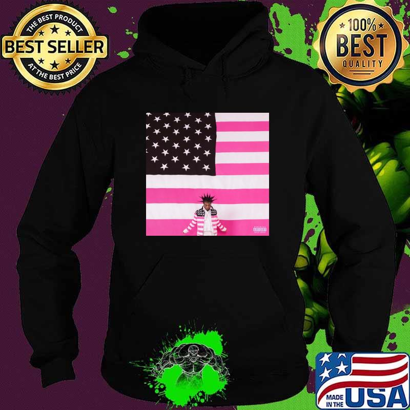 Lil Uzi Vert pink tape american flag T-Shirt Hoodie Lil Uzi Vert pink tape american flag T-Shirt Hoodie