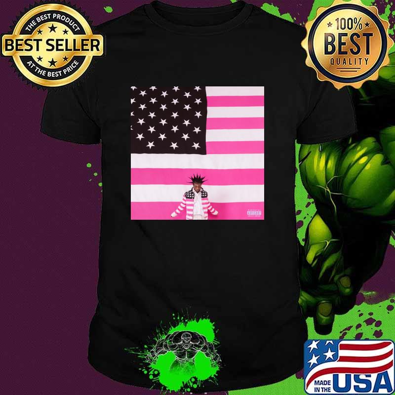 Lil Uzi Vert pink tape american flag T-Shirt Unisex Lil Uzi Vert pink tape american flag T-Shirt Unisex