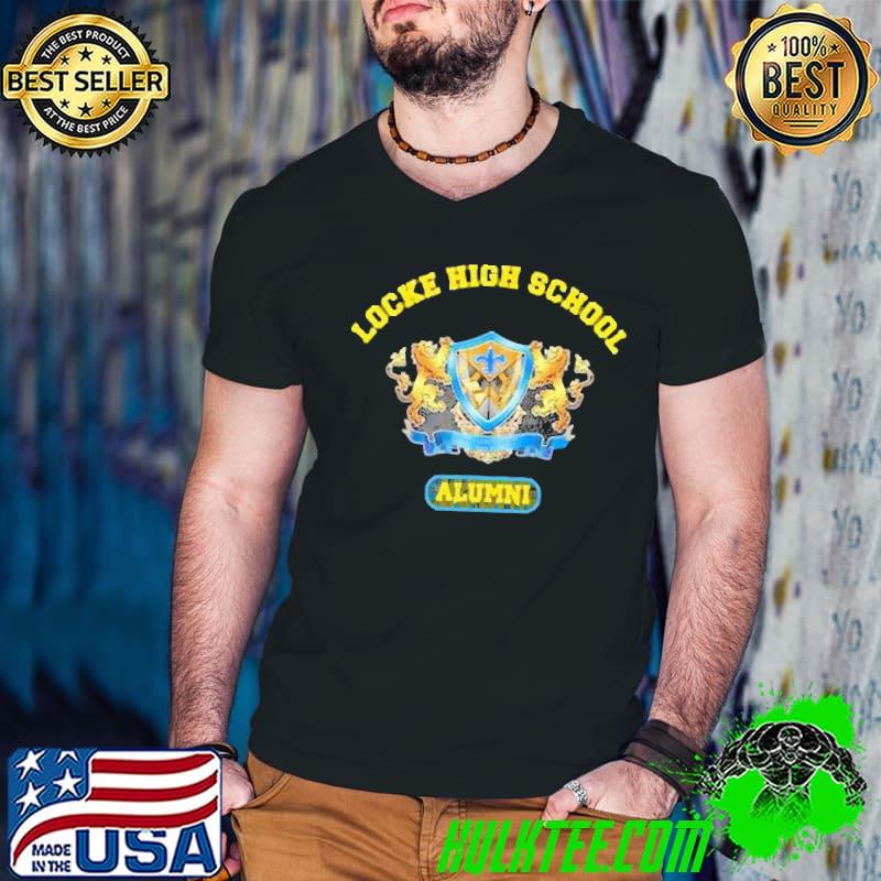 Locke high school alumni lions logo shirt