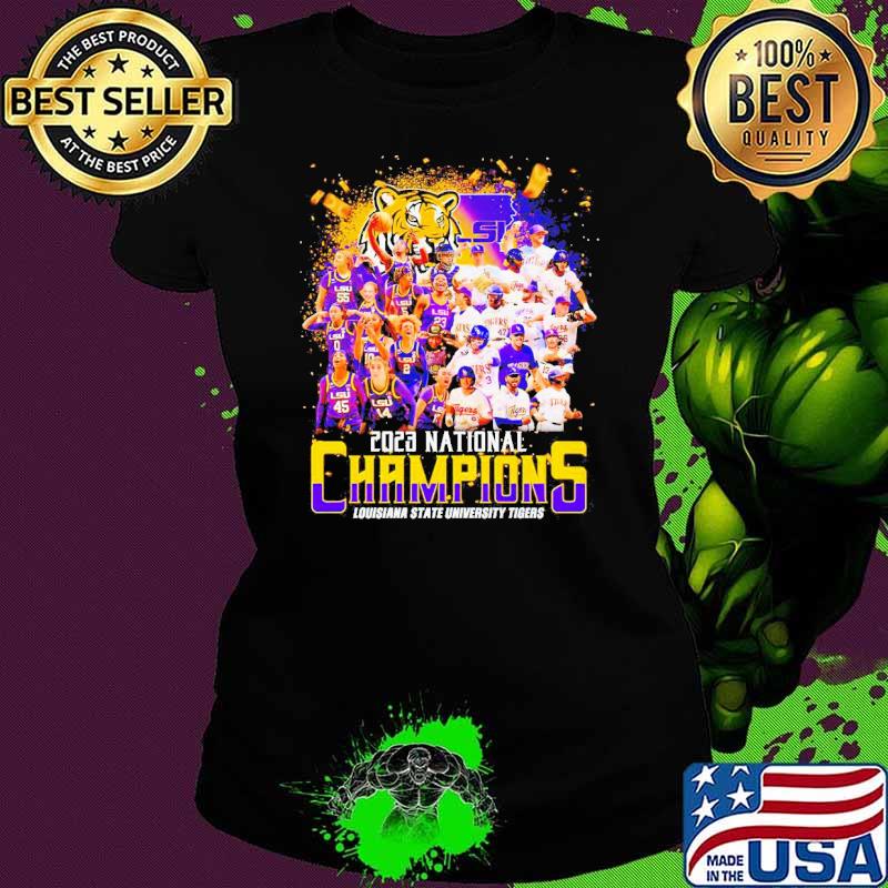 LSU Tigers 2023 National Champions Louisiana State University Tigers shirt
