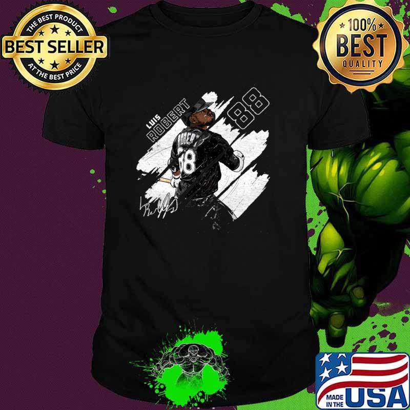 Luis Robert a Cuban Baseball For The Chicago W Stripes MLB T-Shirt Luis Robert a Cuban Baseball For The Chicago W Stripes MLB T-Shirt