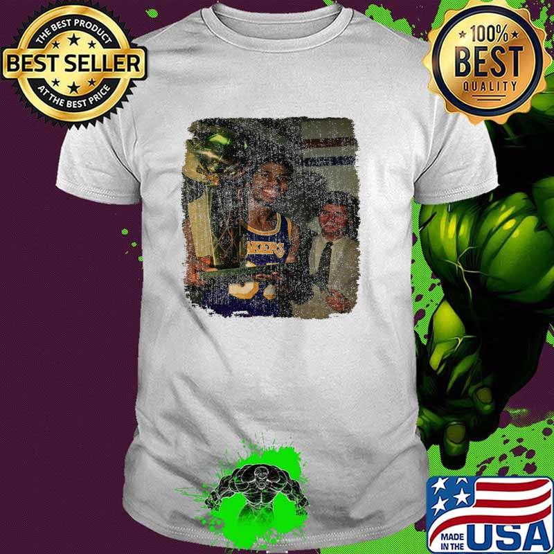 Magic Johnson Vintage Los Angeles Lakers American Player Basketball T-Shirt