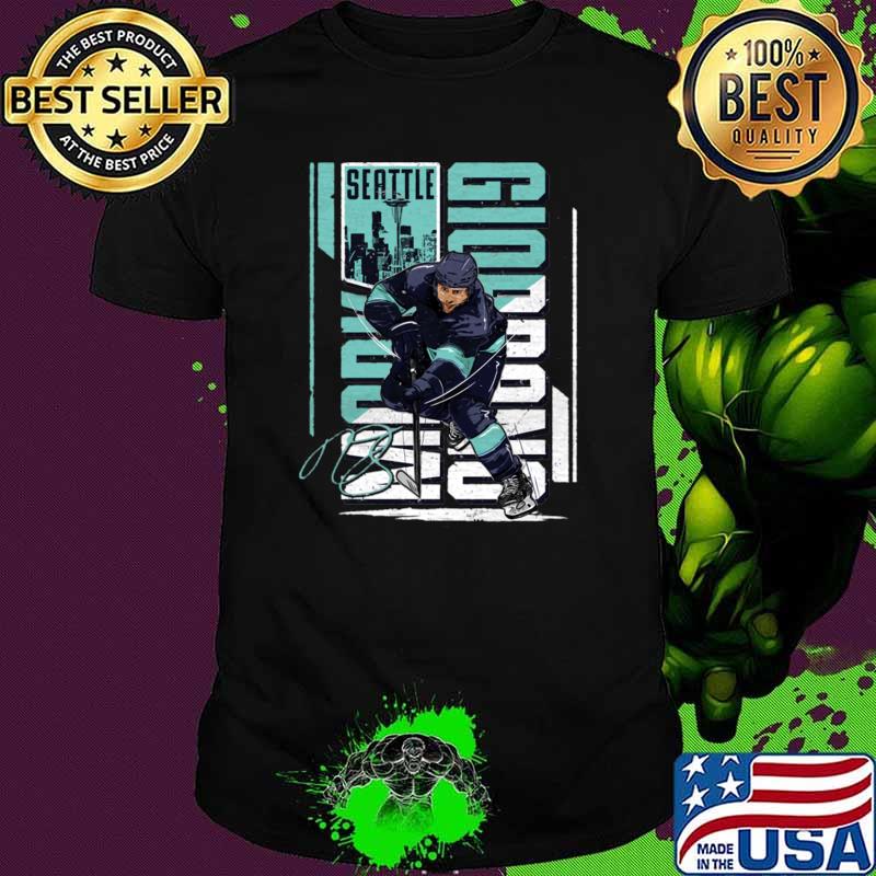 Mark Giordano Seattle Vertical Signature T-Shirt Unisex Mark Giordano Seattle Vertical Signature T-Shirt Unisex