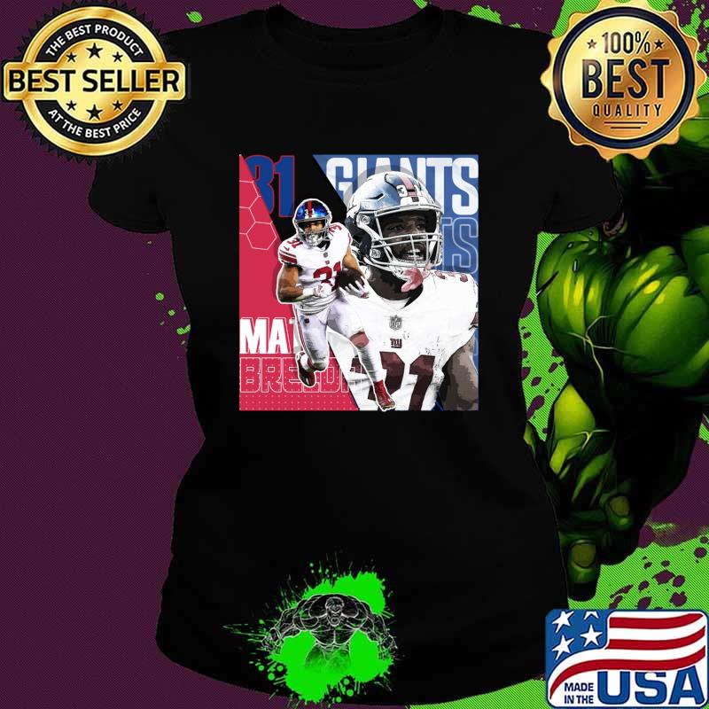 Matt Breida Football Poster Giants T-Shirt
