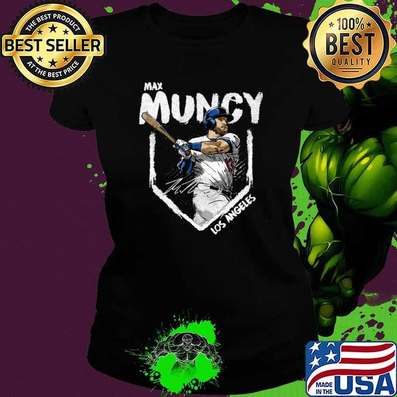 Max Muncy Los Angeles Dodgers Baseball Signature American Player T-Shirt
