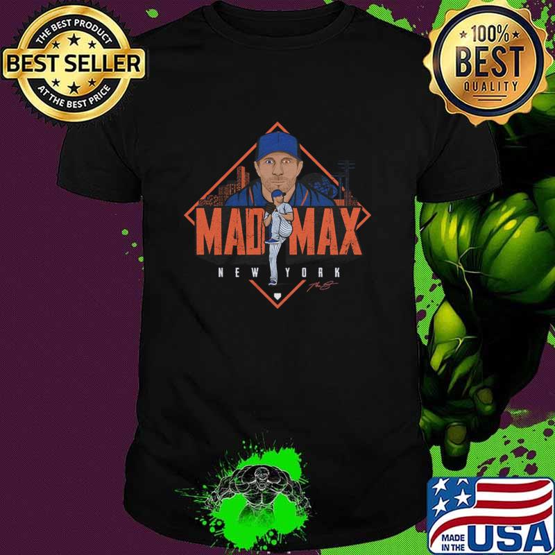 Max Scherzer Mad Max New York Mets Signature Baseball T-Shirt Unisex Max Scherzer Mad Max New York Mets Signature Baseball T-Shirt Unisex